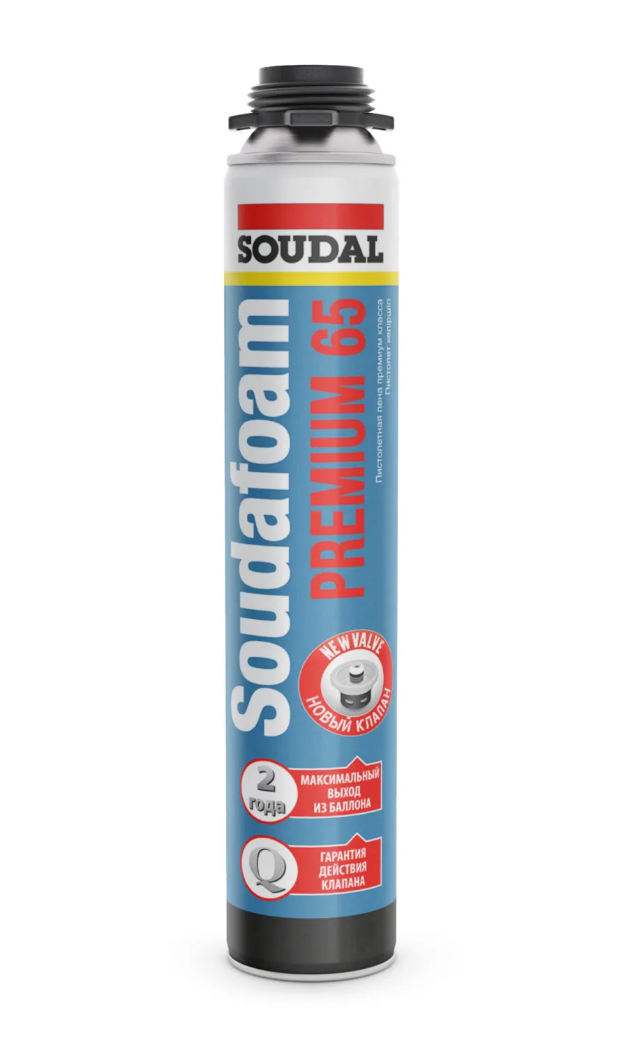 Упаковка: Soudafoam PREMIUM 65, светло-жёлтый, баллон, 820 мл